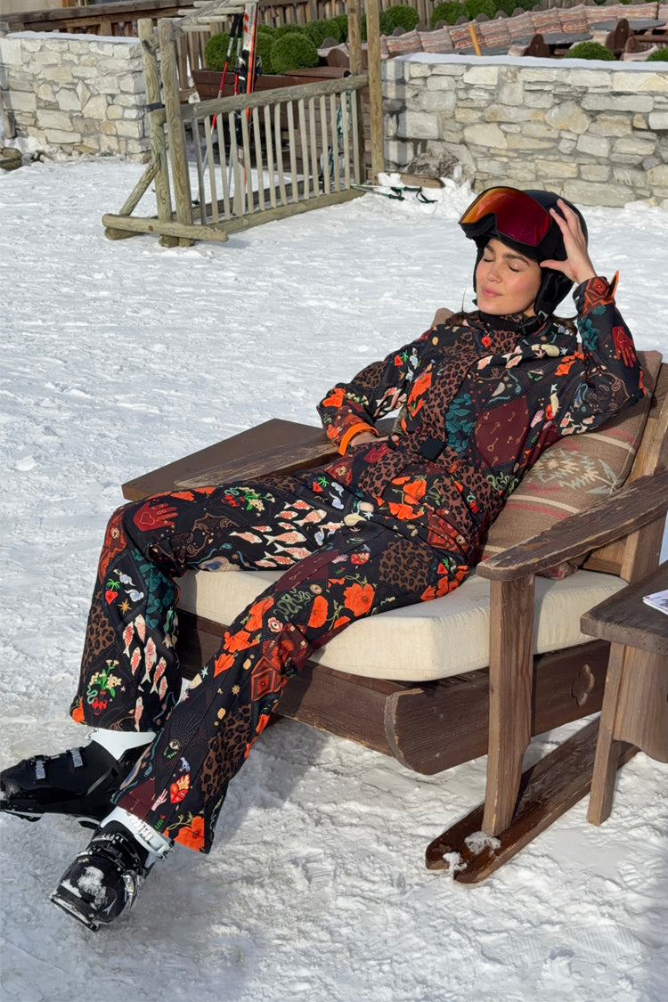 Night Garden Ski Suit