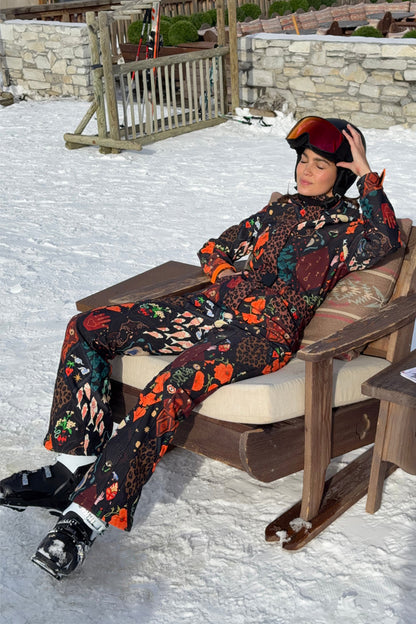 Night Garden Ski Suit