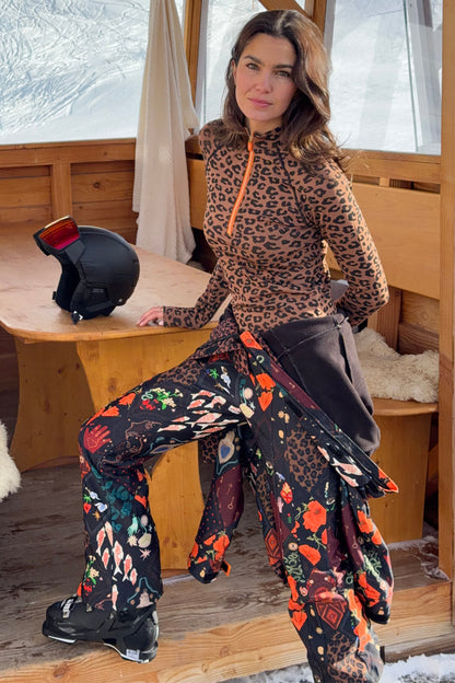 Night Garden Ski Suit