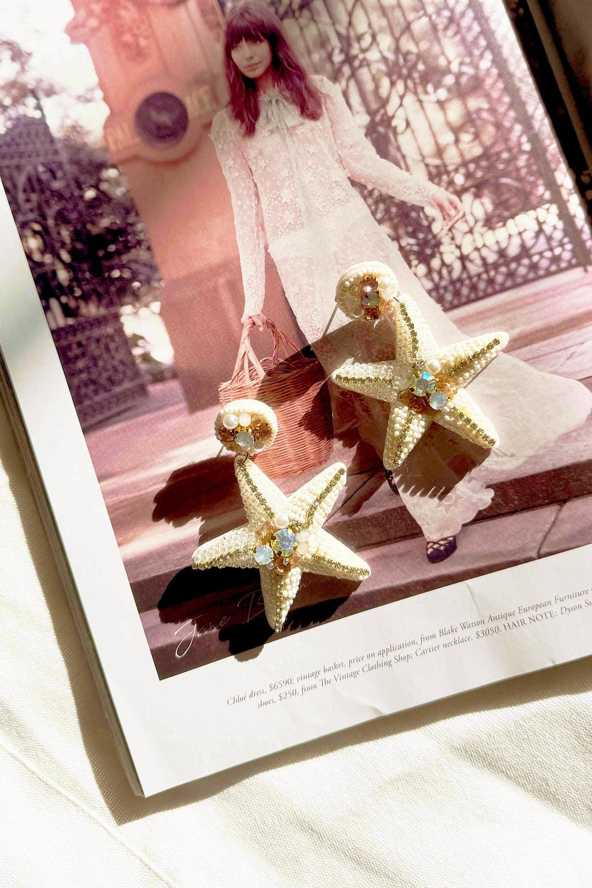Perfect Sea Earrings - White