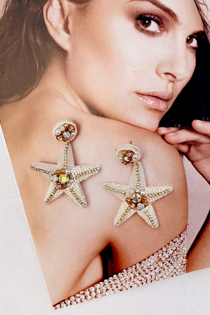 Perfect Sea Earrings - White