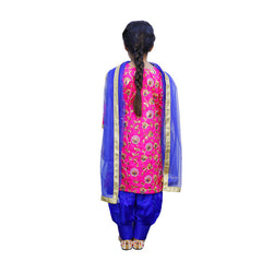 Punjabi Dress for Girls Traditional Folk Dance Costume for Kids