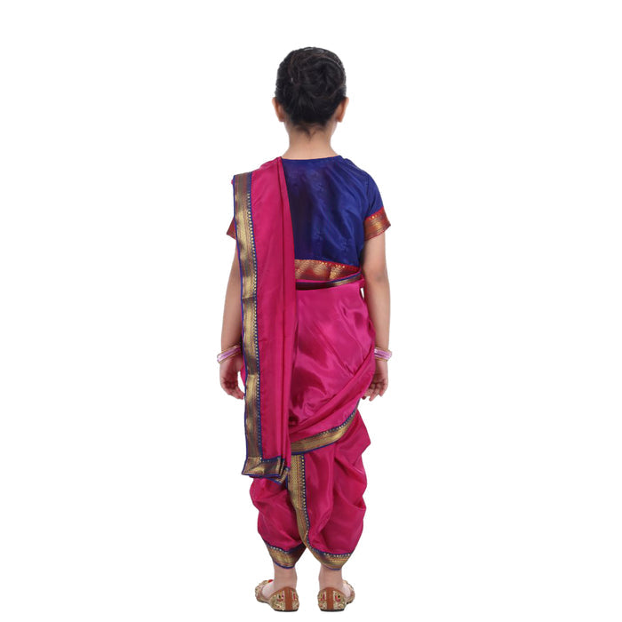 Rani Laksmi Bai Costume Dress For Girls Kids Freedom Fighter Costume