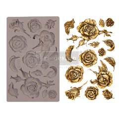 Redesign Decor Moulds¨ - Fragrant Roses - 5" x 8" - Little Gems Interiors