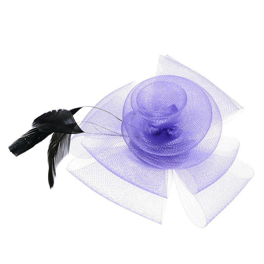Ruby Rocks Patia Fascinator - Purple