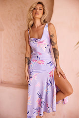 Sonora Midi Dress - Purple