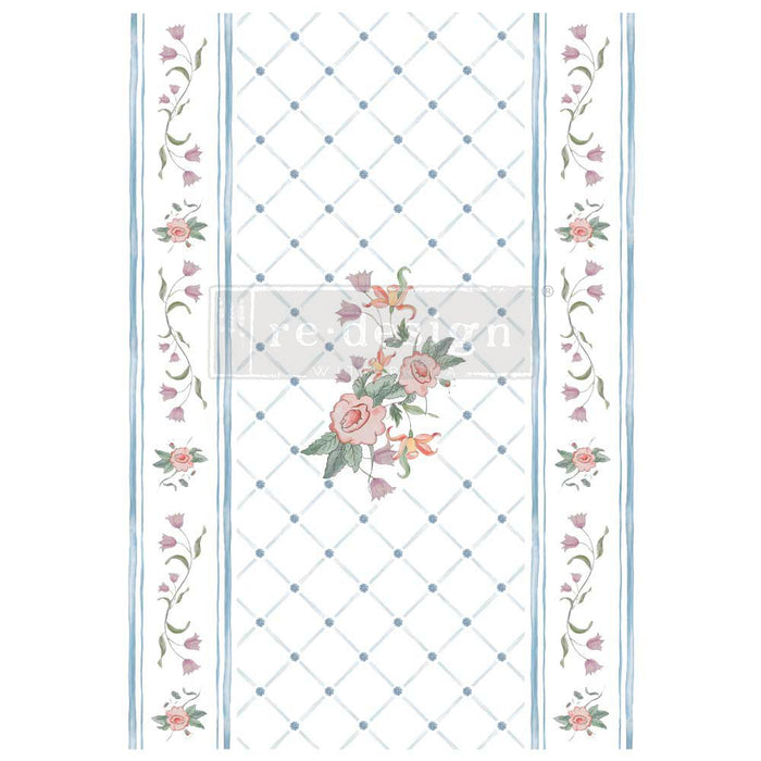 SWEDIH POSY 24"x35" TRANSFER- ANNIE SLOAN