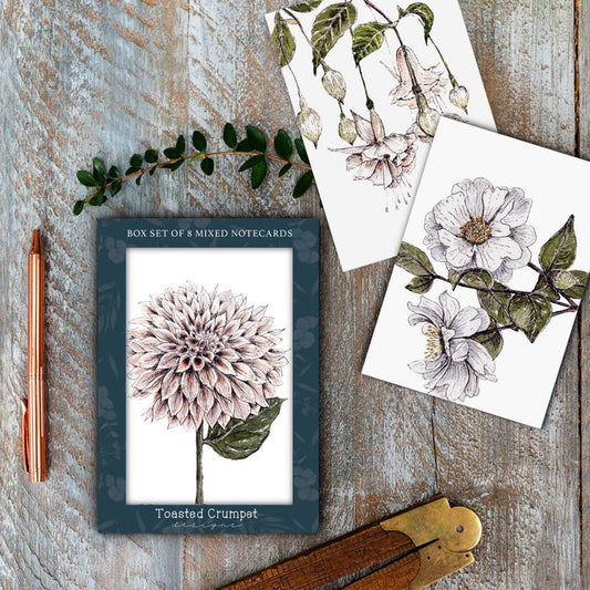 The Blanc Collection” Boxed Set of 8 Mixed Notecards